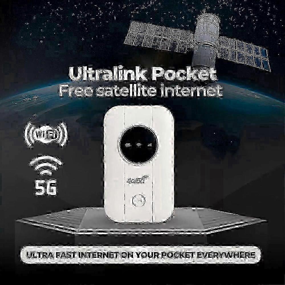 Free Satellite Internet in Your Pocket, Router Unlimited Satellite Internet Portable Satellite Internet WiFi, Ultra Link Freeu