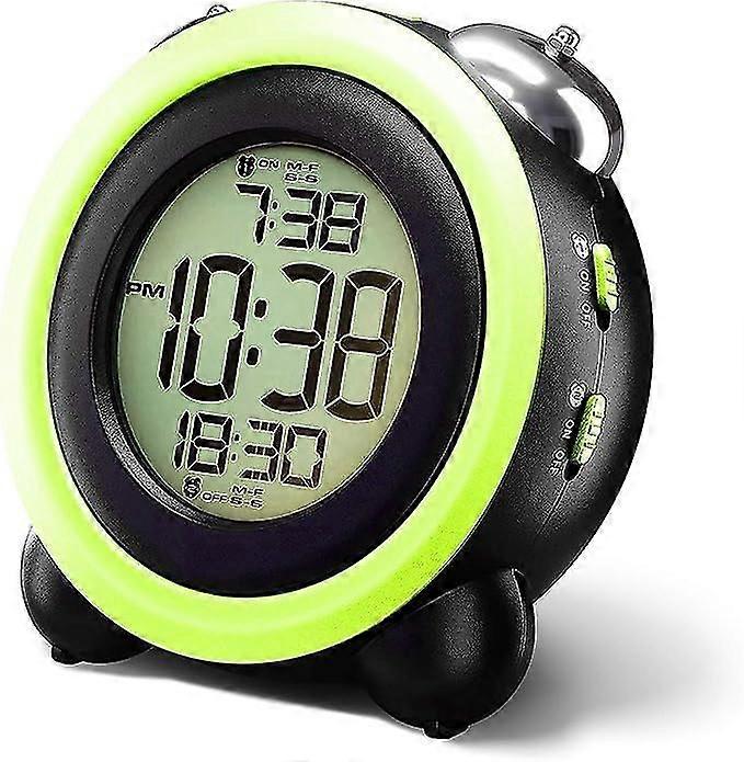 Children's Alarm Clock Double Alarm Clock Night Light