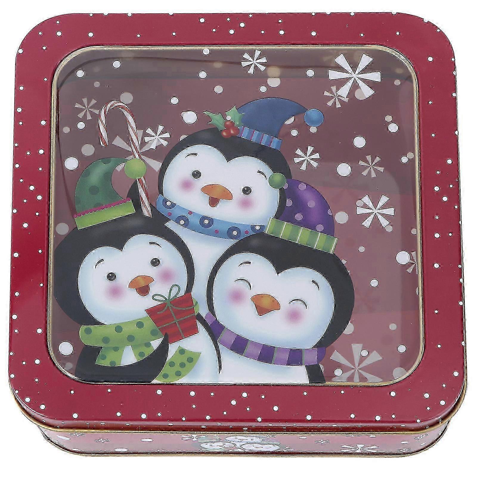 Nativity Decor Christmas Tin Containers Christmas Favor Boxes Christmas Present Box Christmas Candy Box
