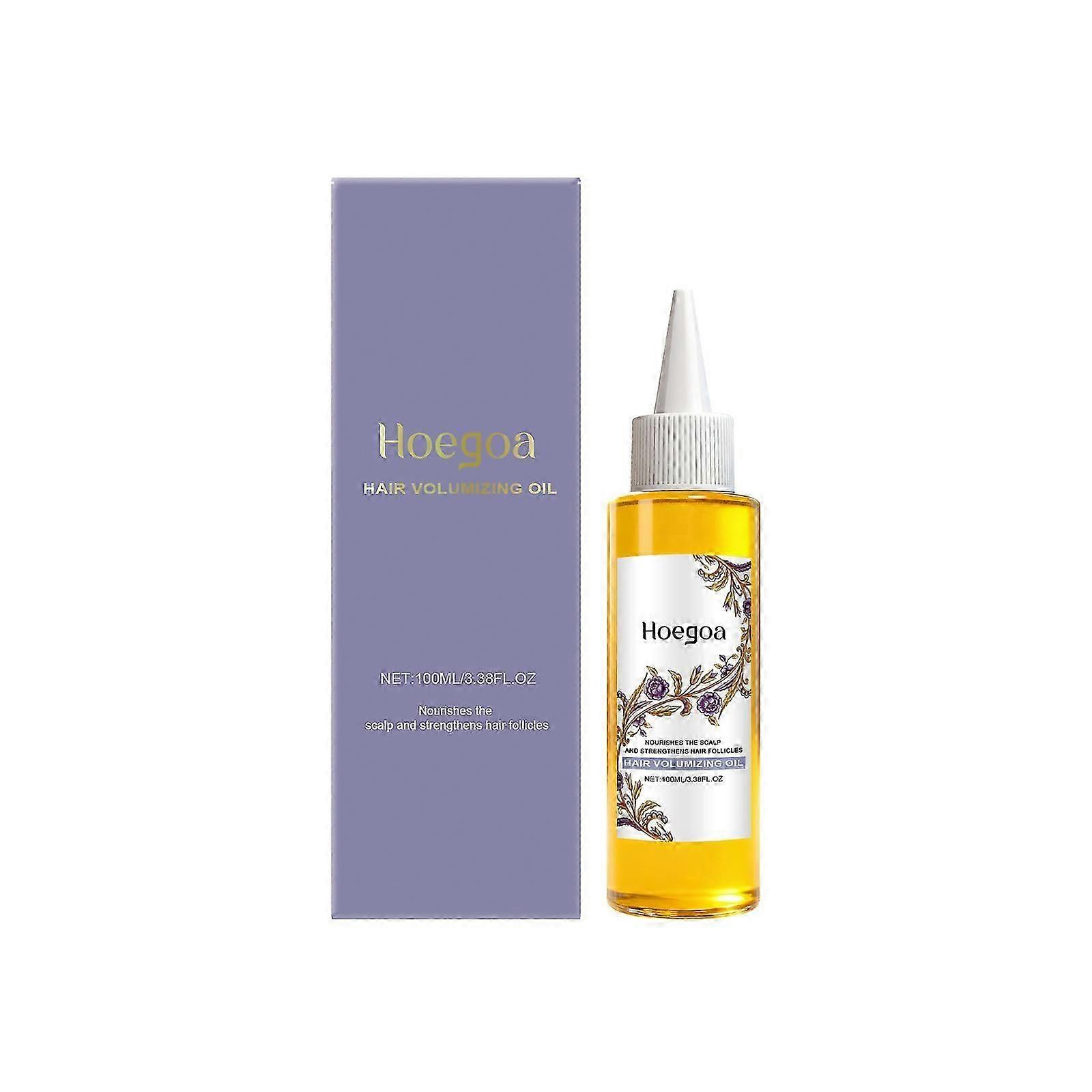 Hoegoa Hair Voluminous Essential Oil Moisturizes And Cares For The Scalp, Making It Bright, Smooth And Silky