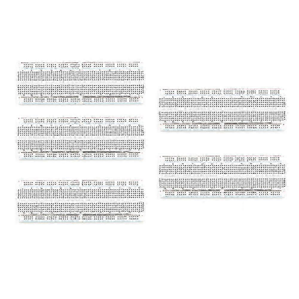 5pcs 830 Point Solderless Breadboard Prototyping Breadboard