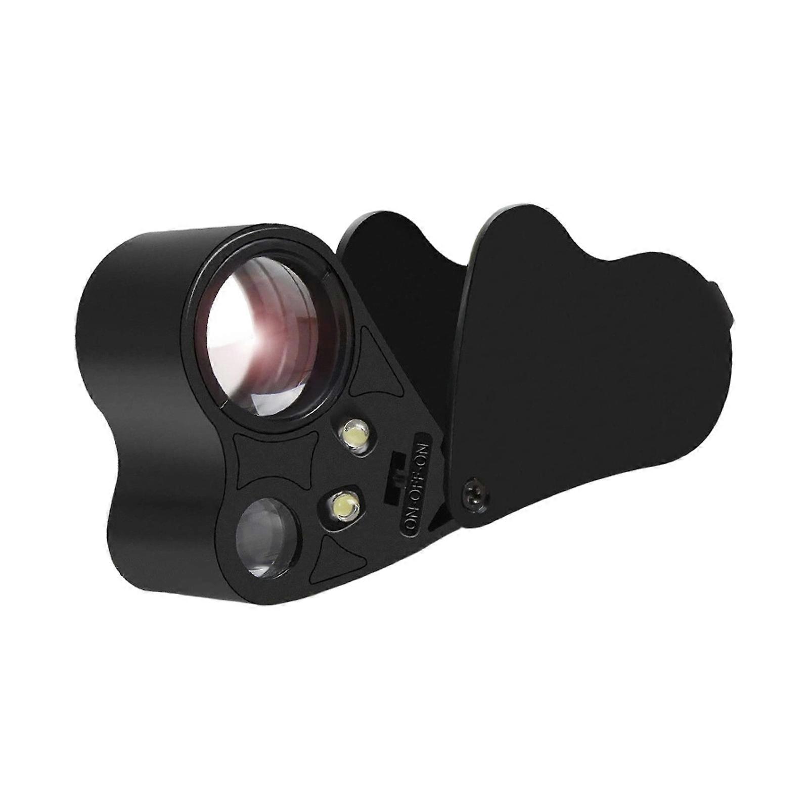 Acrylic Lens Magnifier Portable Design Handheld Gemstones Inspector Suitable for Jewelry Enthusiasts and Professional Multicolor