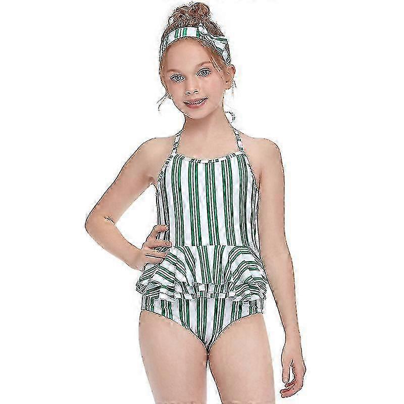 Badeanzug Neu Mädchen Jumpsuits Lotus Leaf Side Kinder Bademode
