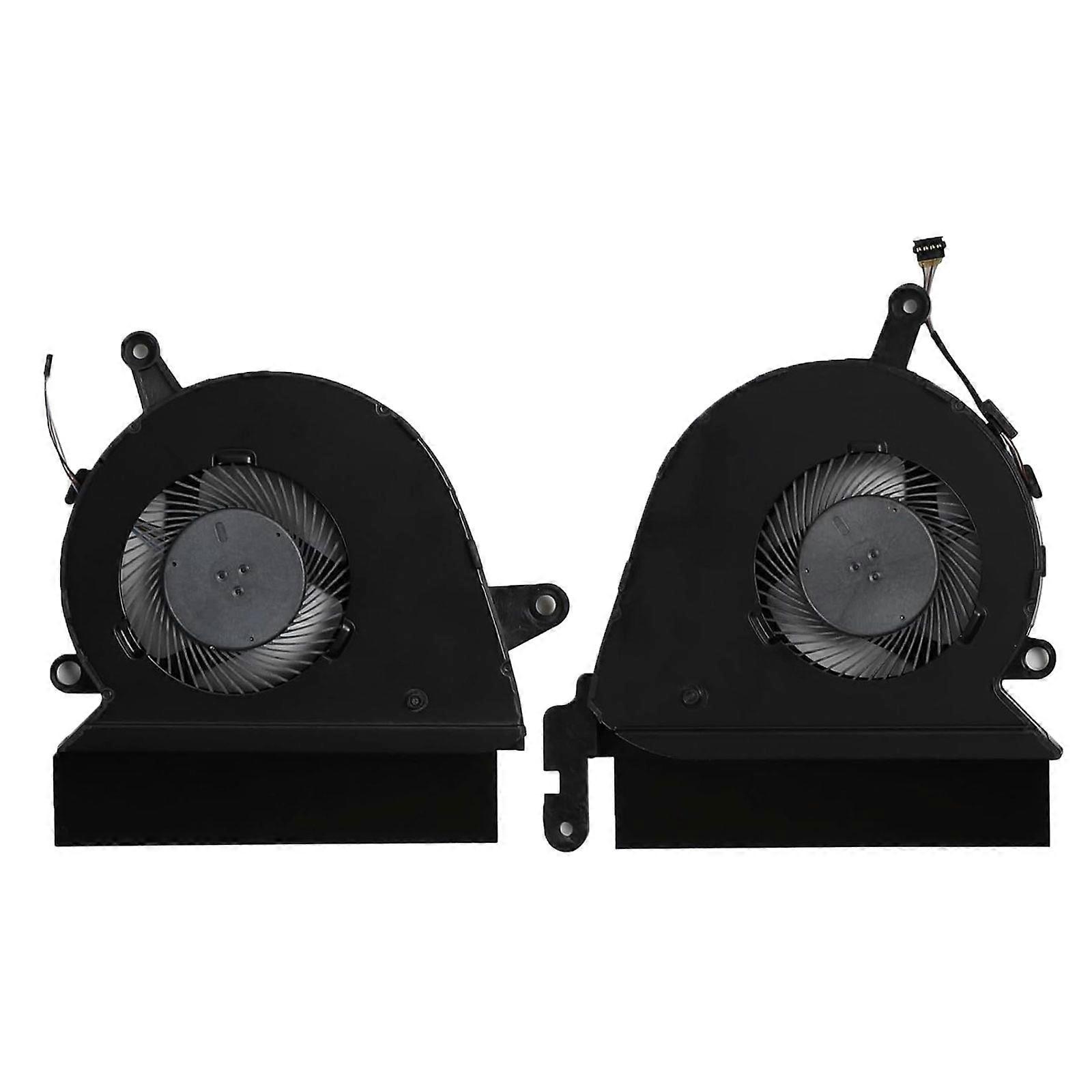 Replacement CPU GPU Cooling Fan Notebook Coolers Metal Heat Dispersion Fan for 15-DF0000 15-DF1000 L41482-001 L41483-001 Multicolor