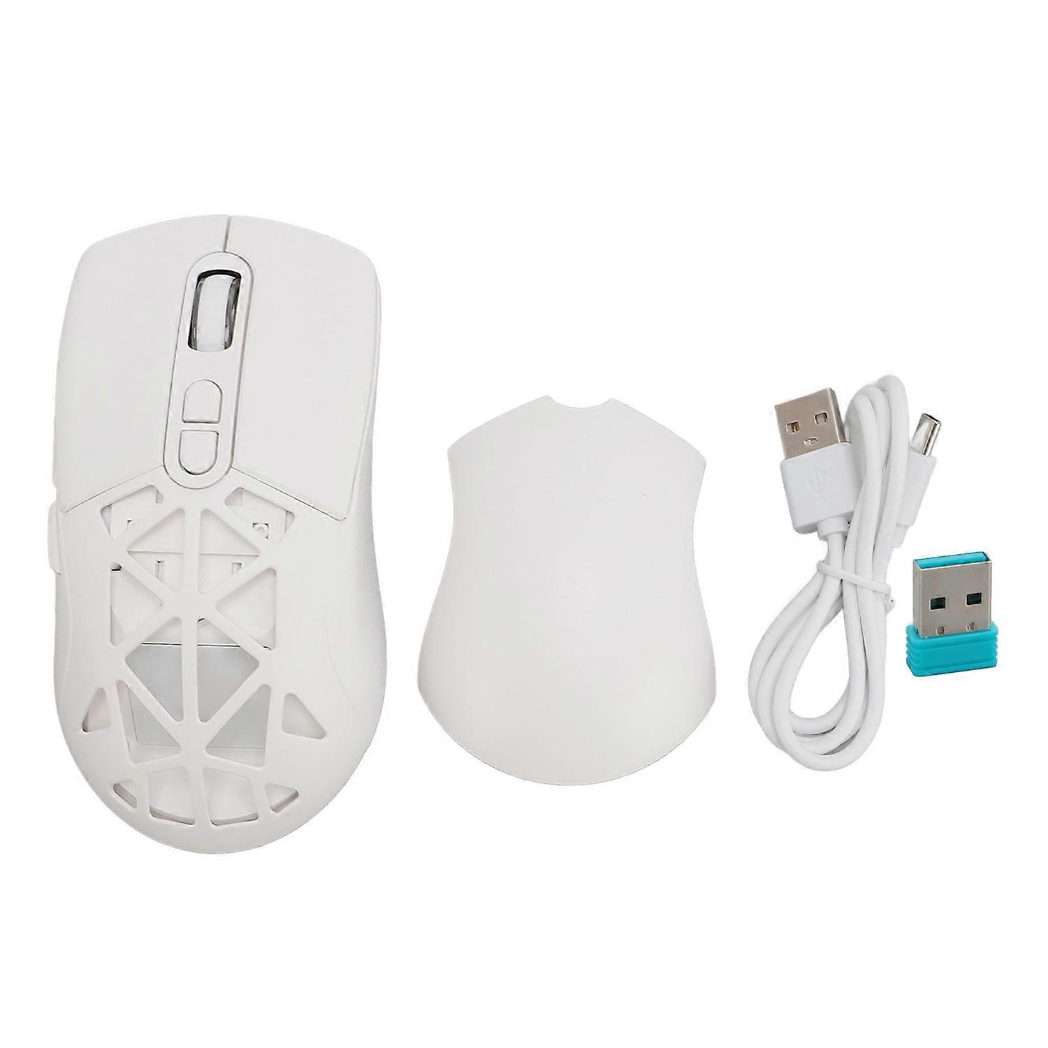 Wireless Gaming Mouse Portable Dual Mode 2.4GHz Bluetooth 5.1 Mouse Rechargeable Computer Mouse for 