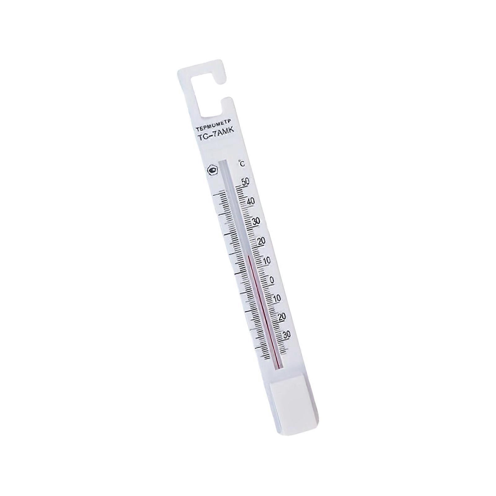 Space Saving Shatterproof Plastic Thermometers Offering Fast Readings Through Visible Red Liquid Column Technology  White