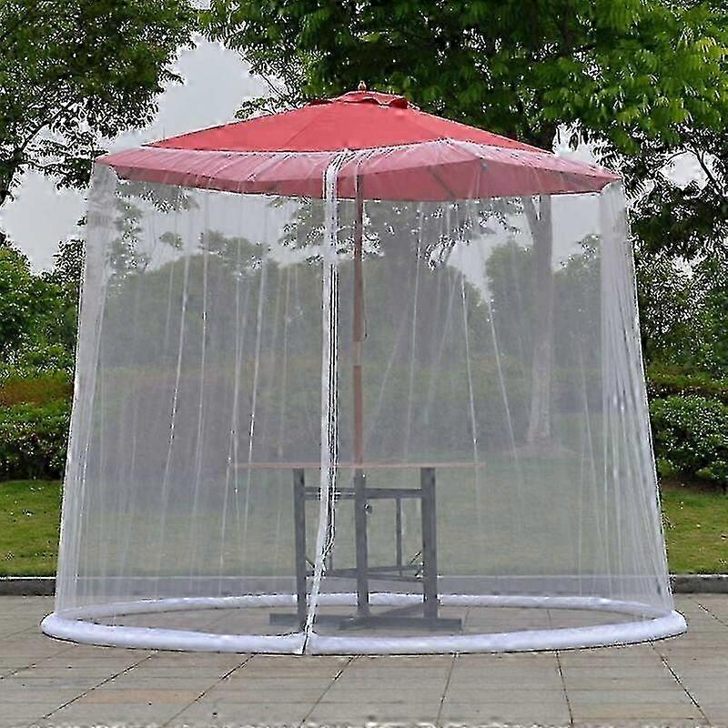 Patio Umbrella Mosquito Net Mosquito Net for Gazebo - Outdoor Garden Umbrella Table Umbrella Parasol Mosquito Net Cover Mosquito Net Cover