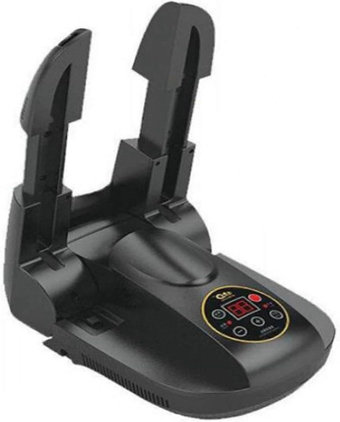 Electric Shoe and Boot Dryer with Foldable Adjustable Bracket, Digital Timer for Shoes Socks Hats, UK Plug