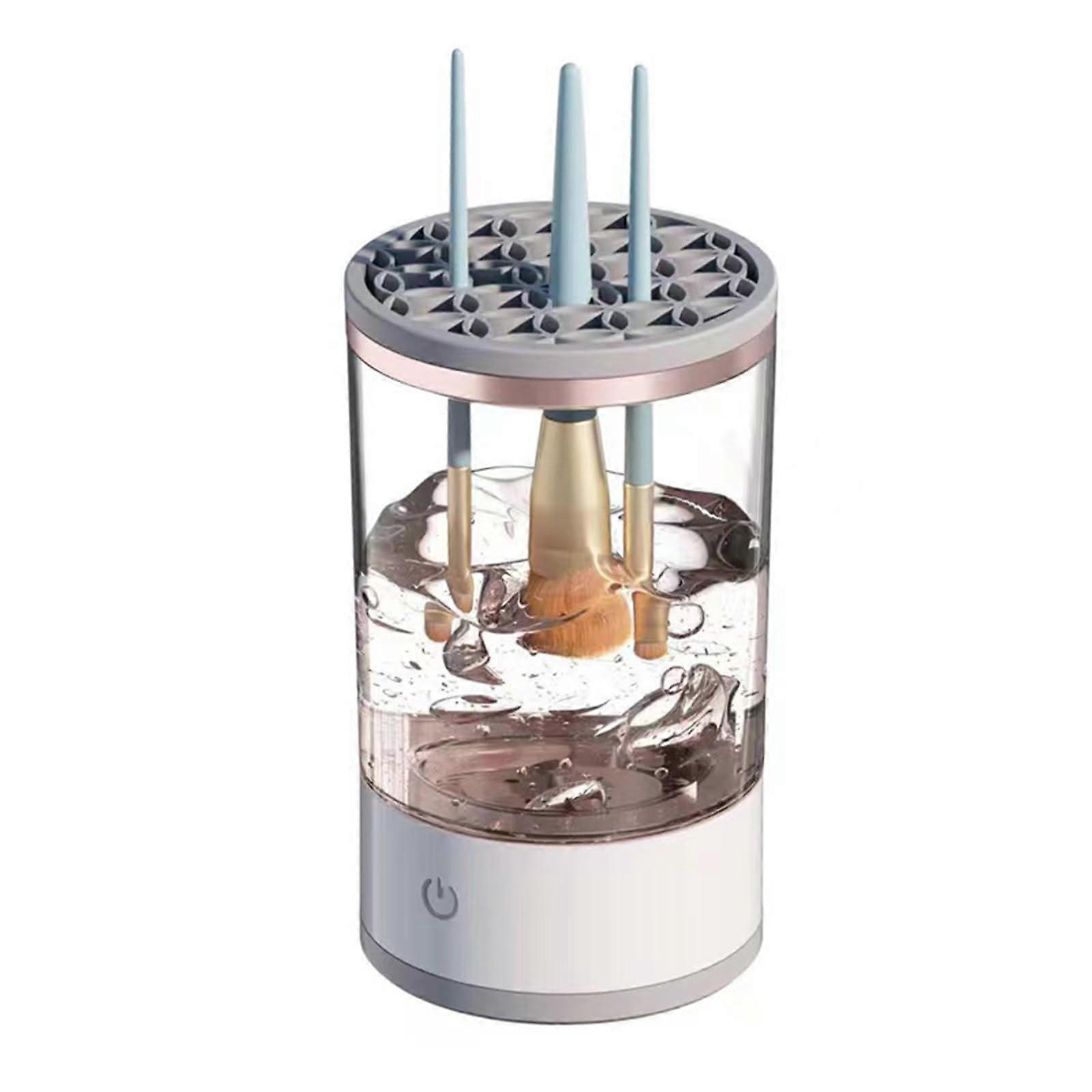 Automatic Makeup Brush Cleaner for Fast, Deep Cleansing and Storage - Compatible with All Brushes