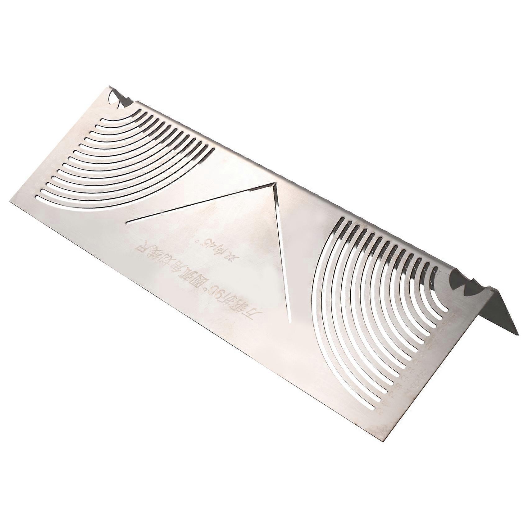 Angle & Arc Marking Tool Square Steel Folding Square Pipe Right Angle Arc Portable Tool Pipe Marking Welding Tool