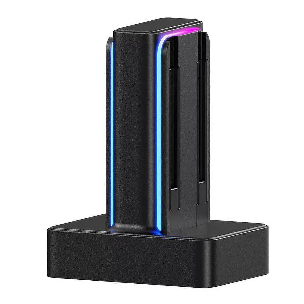 4 In1 Charging Dock with Colorful LED Charging Status Indicator for Switch Joycon Controller Prevent Overcharging