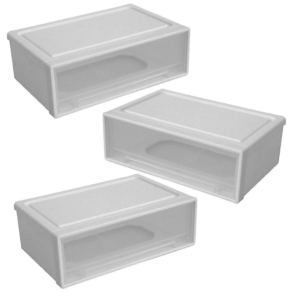 Three-Layer Makeup Organizer Drawer for Desktop Storage 1Set