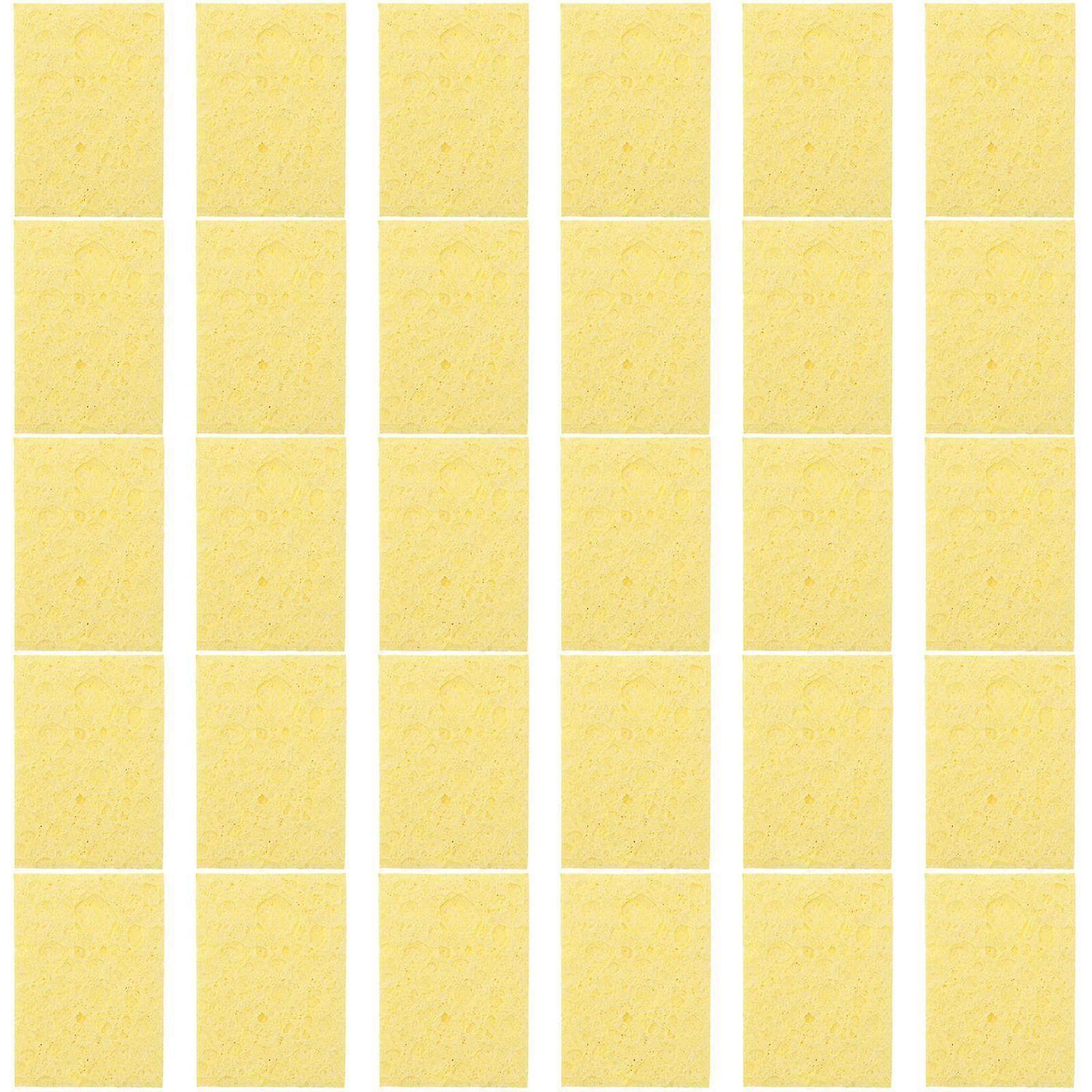 30 Pcs Solder Cleaning Sponge for Soldering Iron Tips