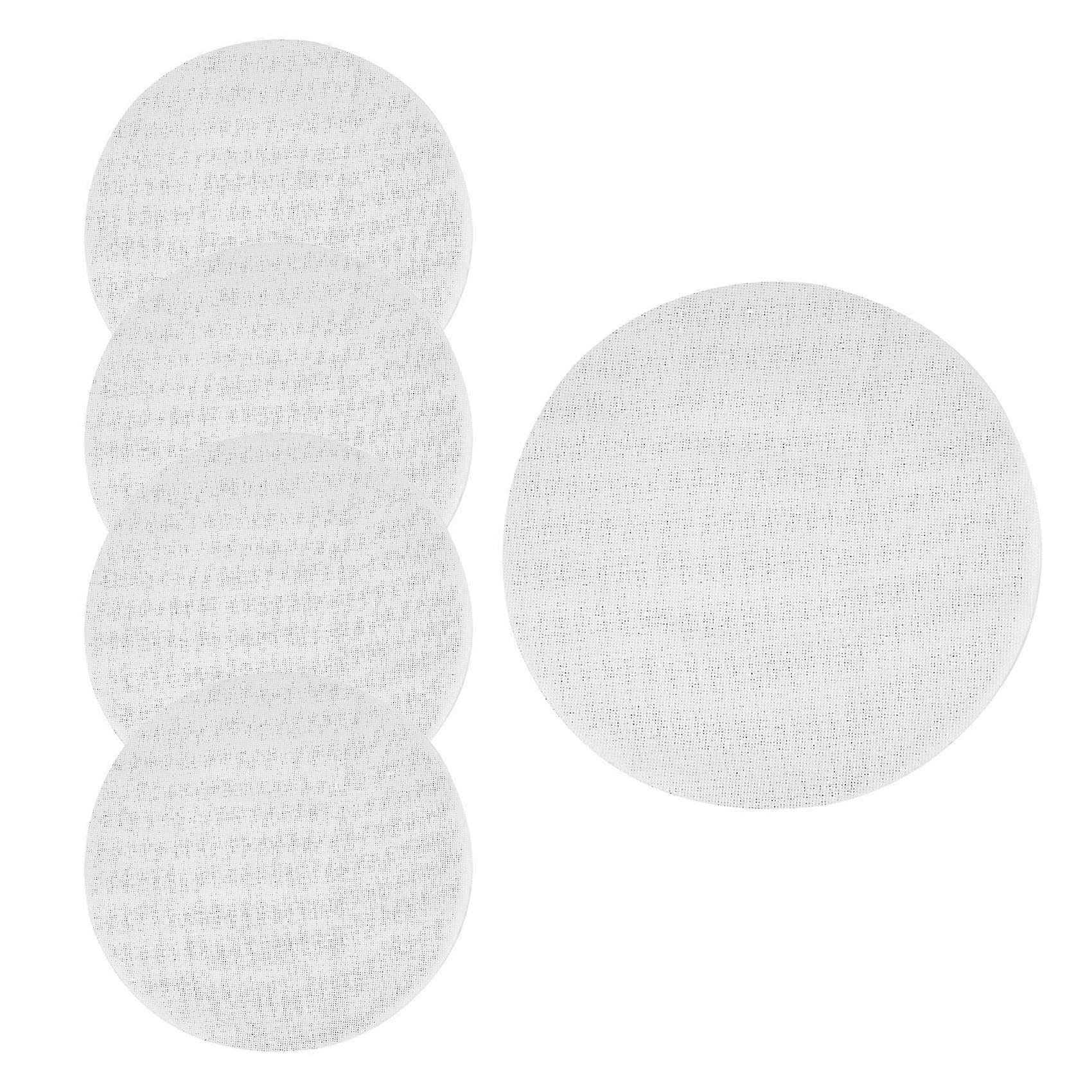 5 Pcs Silicone Steamer Mesh Mats, Reusable Non-Stick Round 40cm