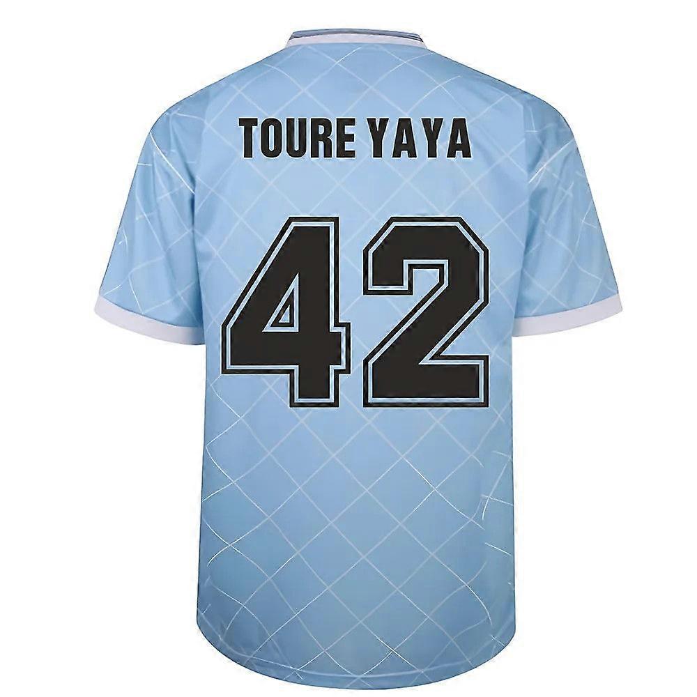 曼城 1988 复古足球衫 （TOURE YAYA 42）
