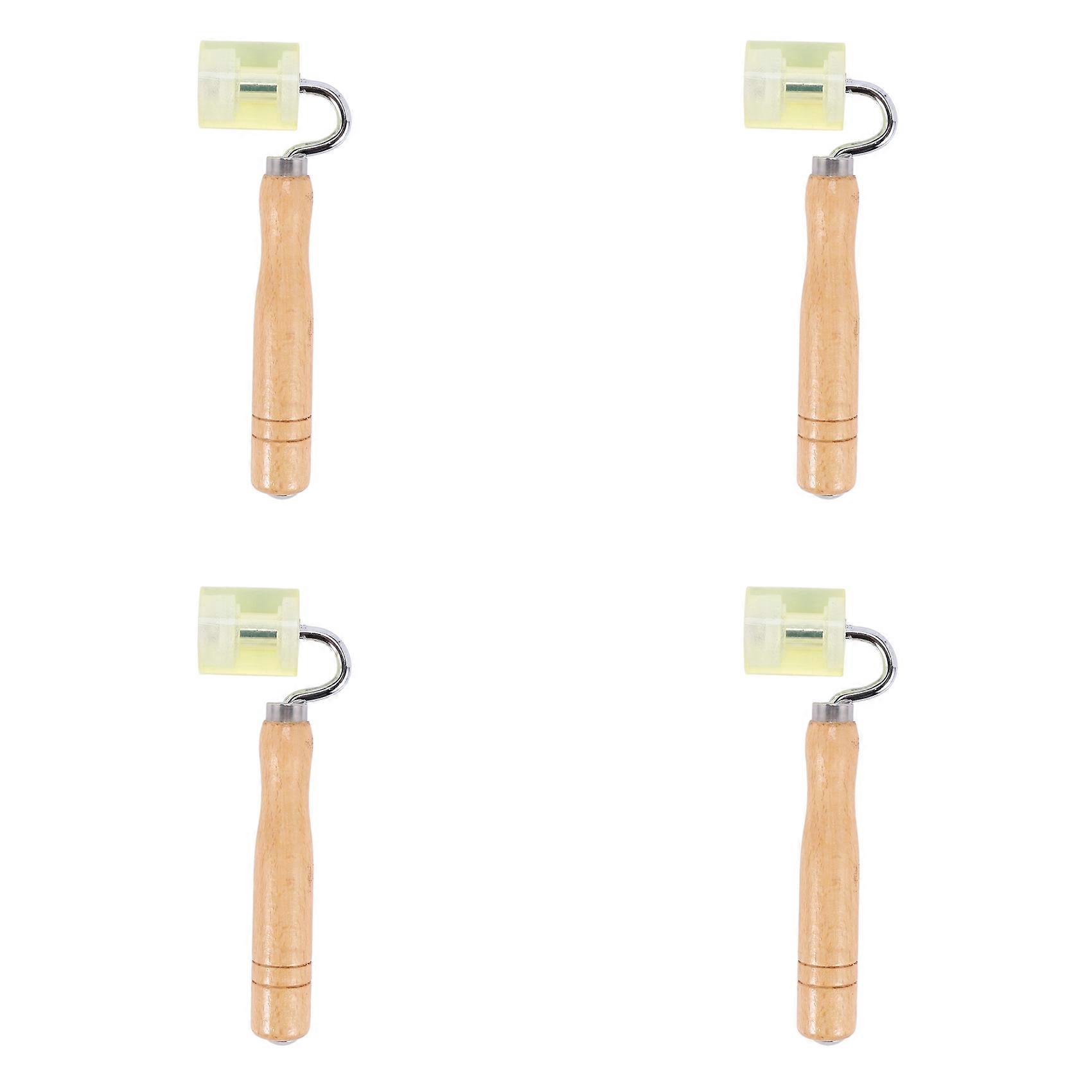 4X Rubber Seam Roller, Wallpaper Roller Sound Heat Insulation Mat Wallpaper Application for Processing Edges