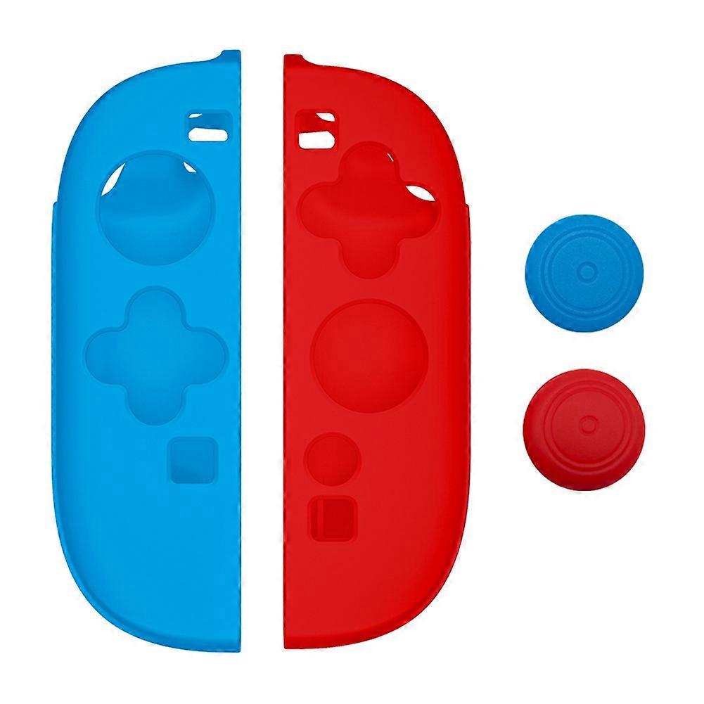 Silikonové ochranné pouzdro pro Switch 2 Joy-Con s úchyty a krytkami pro joysticky Switch 2 a příslušenství pro Joy-Cony