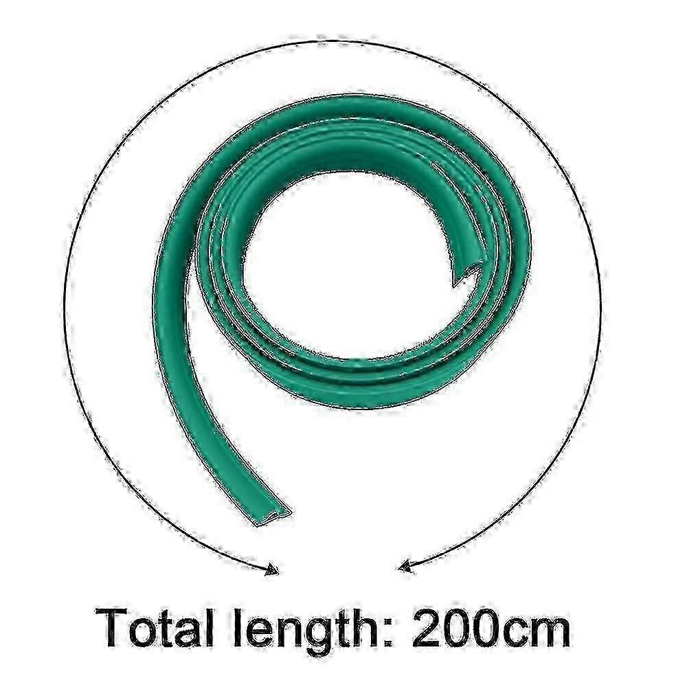 2 Meters PVC Edge Guard Carpet Edge Strip Rubber Floor Transition Trim Self-Adhesive for Home