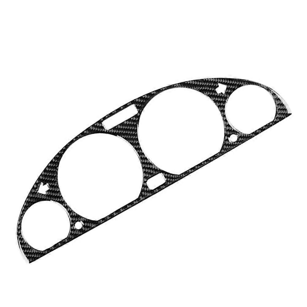 Carbon Fiber Dashboard Cover Trim 19982005 3 Series Console Panel Seamless Fit for BMW E46