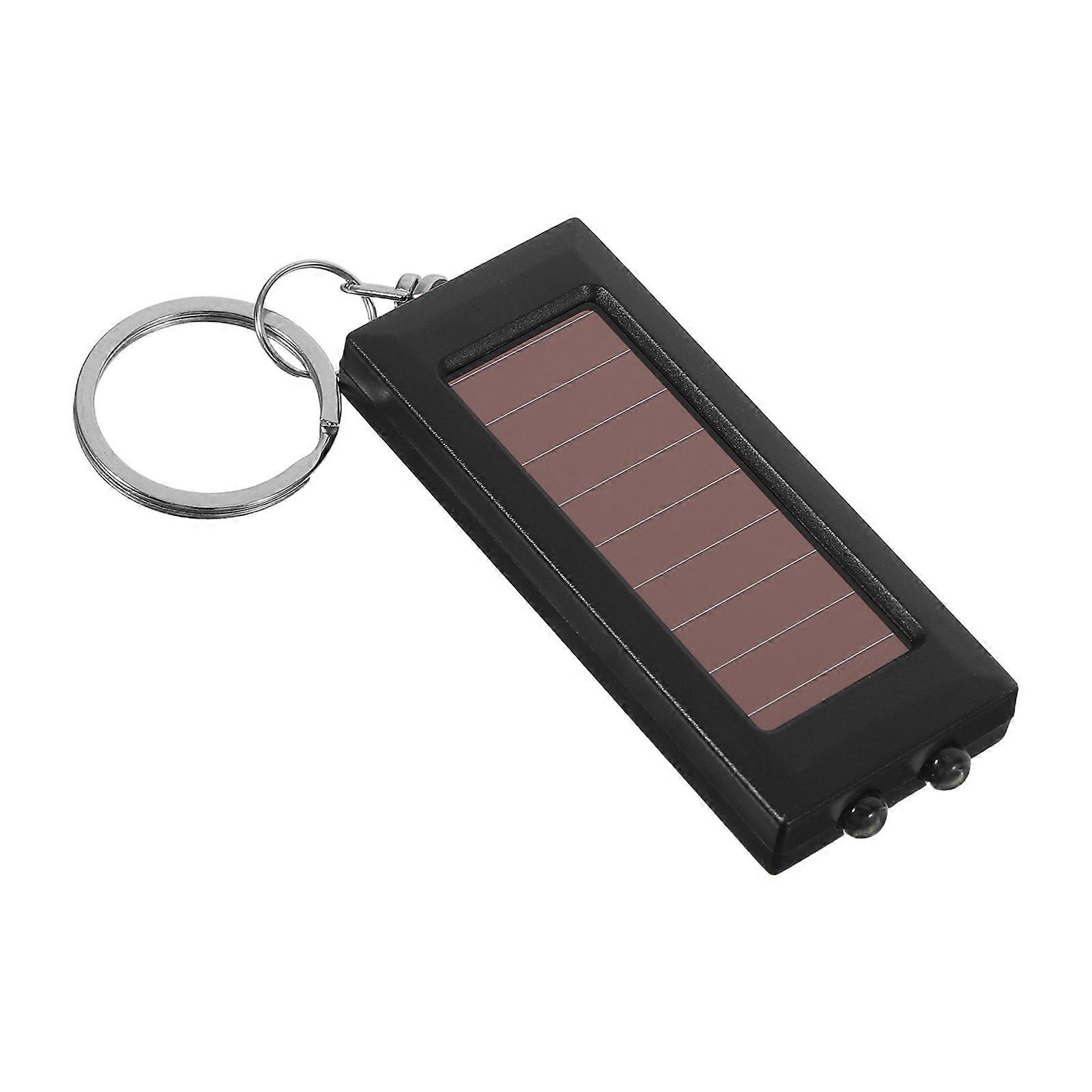 Solar Powered Flashlight for Travel Portable Mini Keychain Light