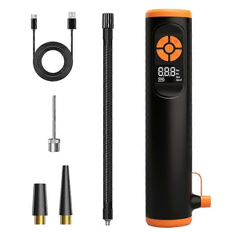 PHONEPACE Car Inflatable Pump Digital Display Electric Wireless Multi-function Safety Hammer LED Light Car Tire  Air Pump