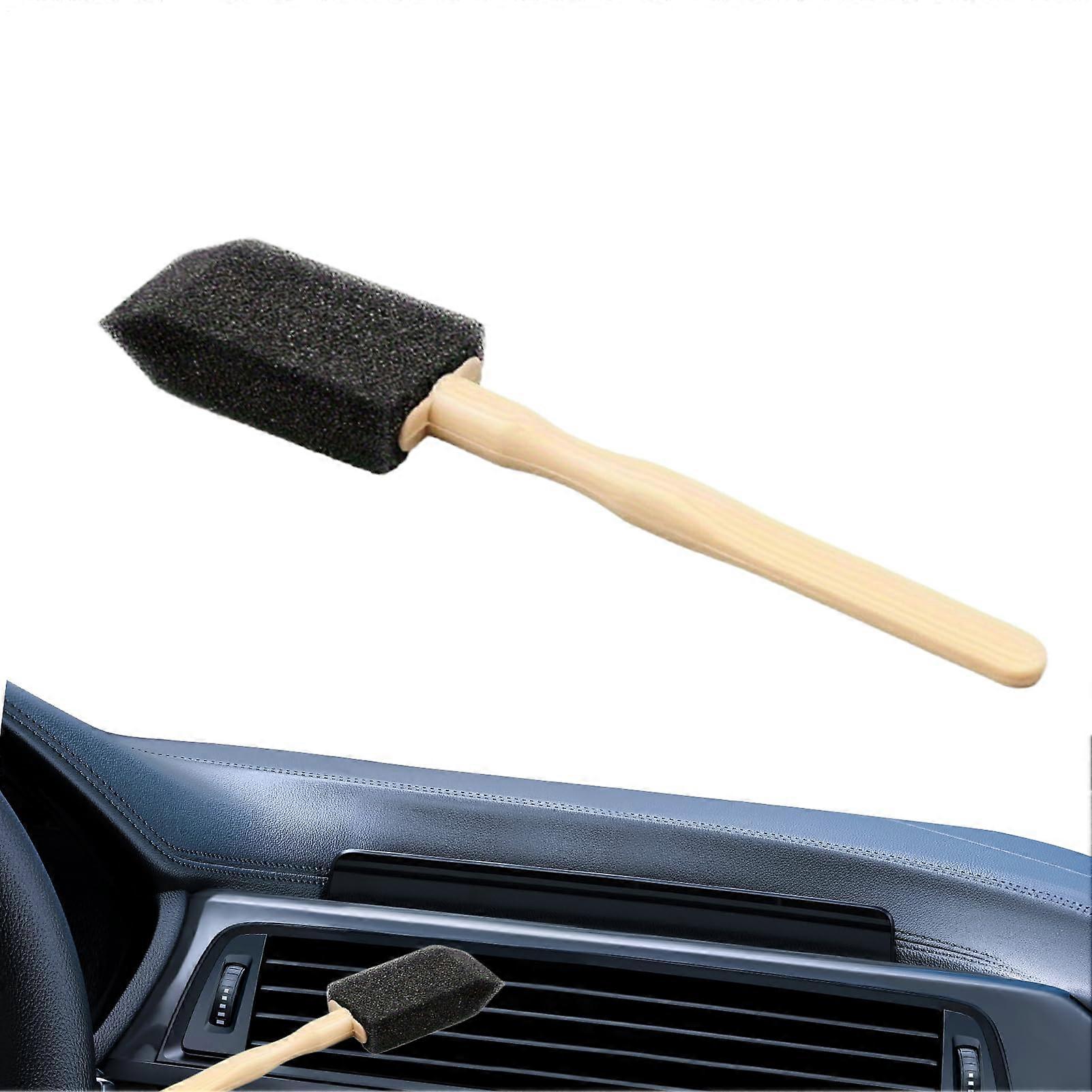 Car Detailing Brush Set with Scratch Bristles for Deep Gap Cleaning and Interior Dashboard