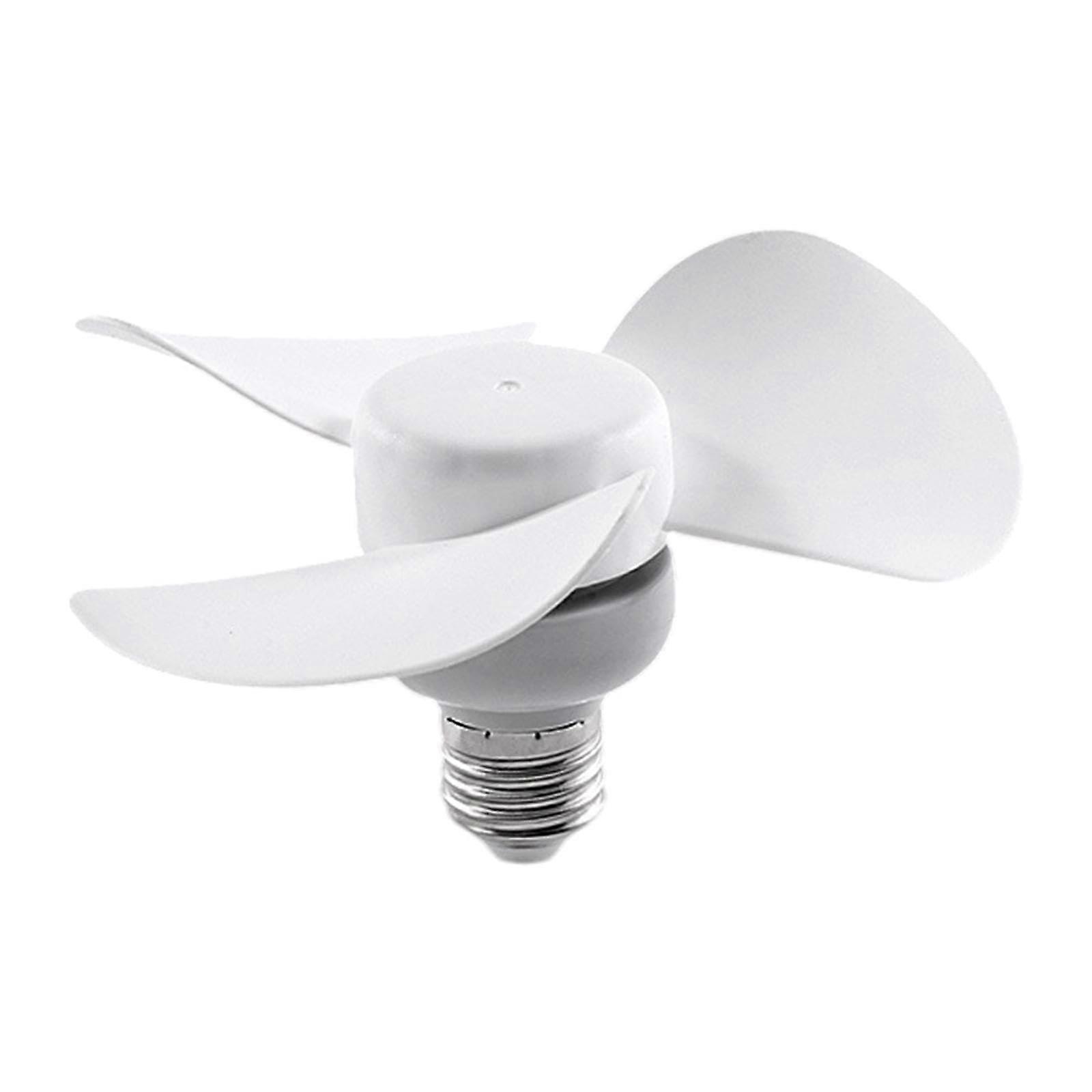 Socket Fan E27 Base 16cm Ceiling Fan for Bedroom and Living Room, Powerful Design, Easy Installation, No Adjustable Hose