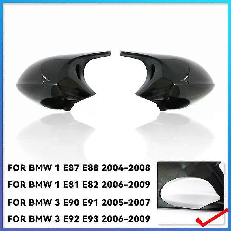 Replacement Rearview Side Mirror Covers Cap For BMW E90 E91 E92 E93 E81 E87 E82 E88 3 1 Series M Accessories Carbon Fiber Gloss