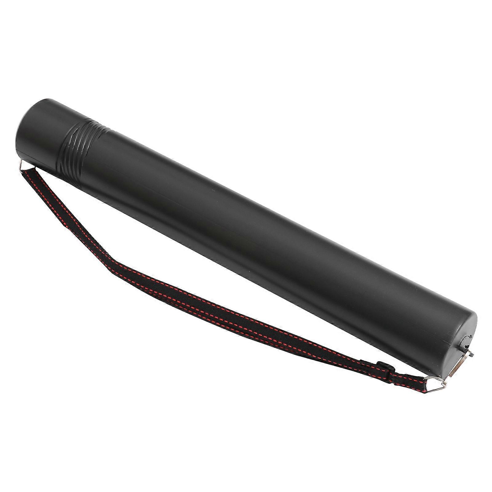 1pc Plastic Stretch Scroll Holder Rotary Chart Tube for Poster Container with Random Rope Color for Friends