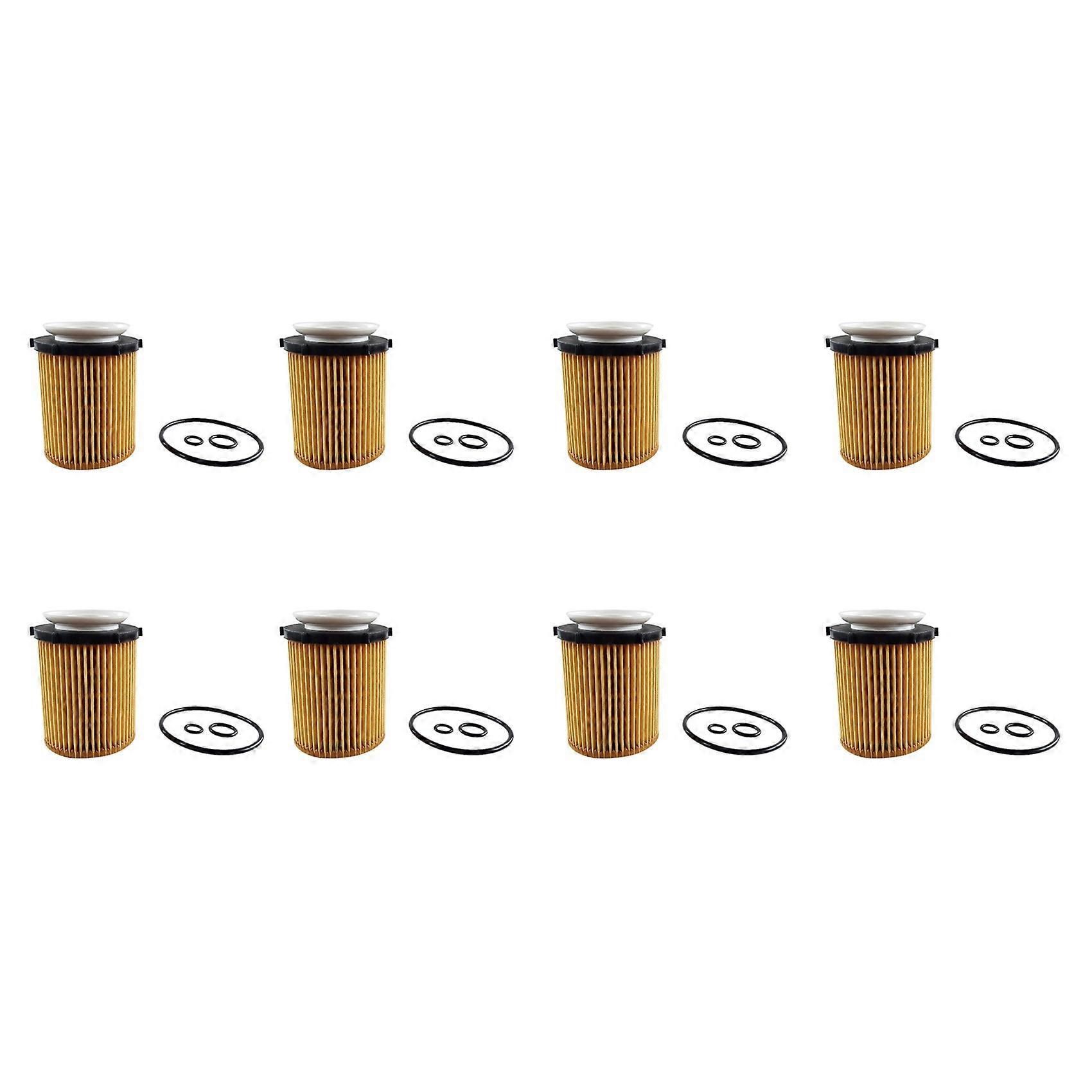 8X for Mercedes-Benz C E CLA -Class Engine Oil Filter Kit