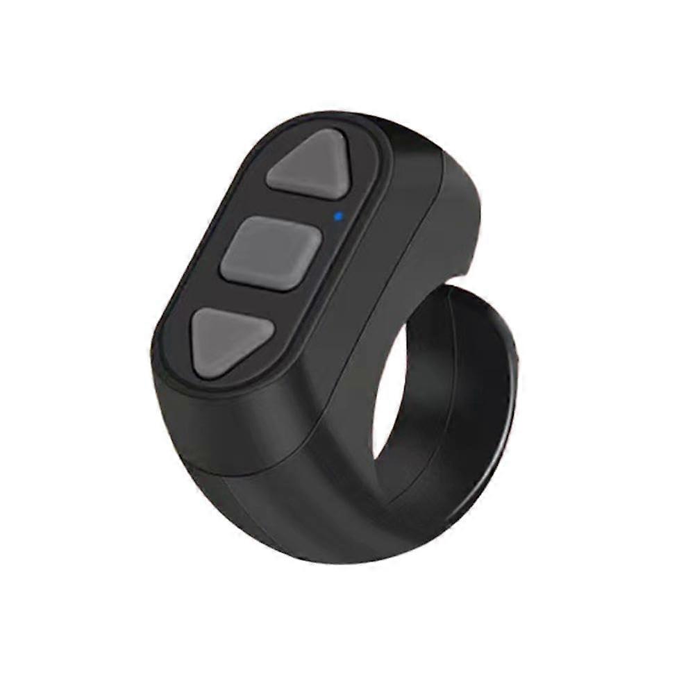 Bluetooth Remote Control for Smartphone Camera with Wireless Selfie Shutter Black 1pc