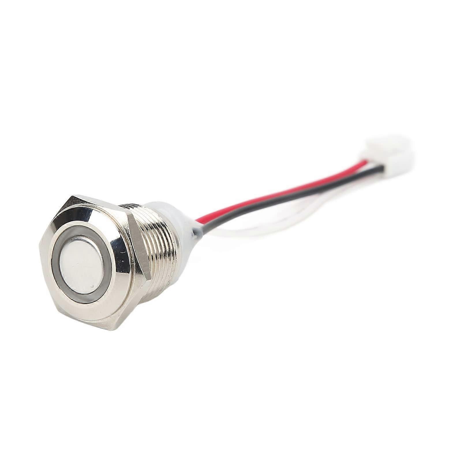 Momentary Touch Switch M16, Waterproof Illuminated Stainless Steel High Sensitivity for GSM Help Point System