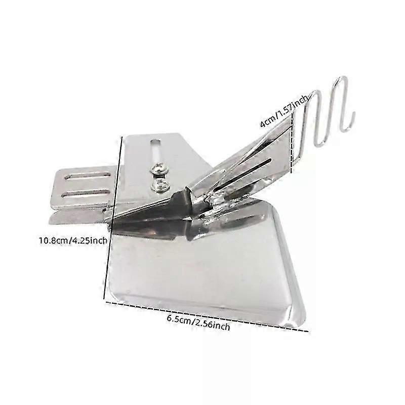 Easy Setting High-efficiency Production Device Sewing Machine Rubber Elastic Band Hemming Tool Single Needle Machine Spare Parts