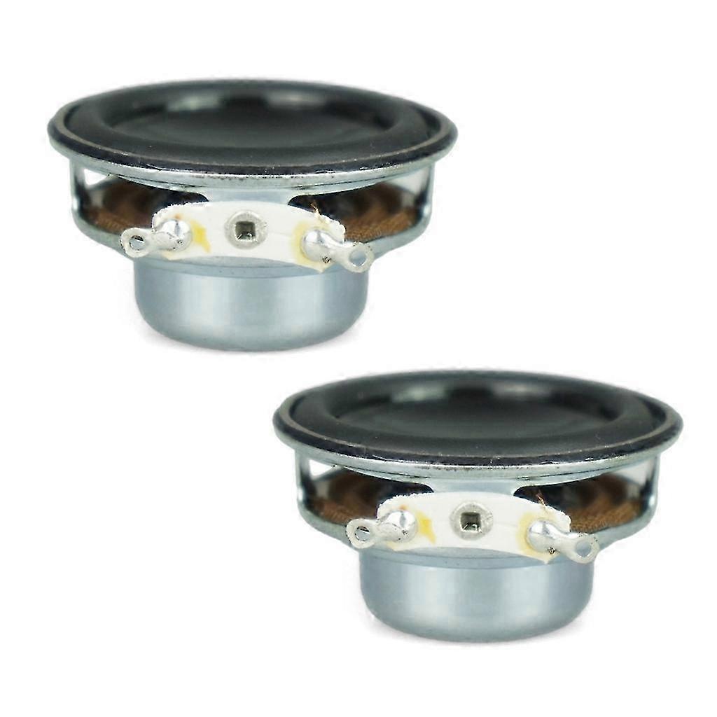 2pcs 40mm 4ohm 5w Full Range Speaker Stereo Woofer Round Shape