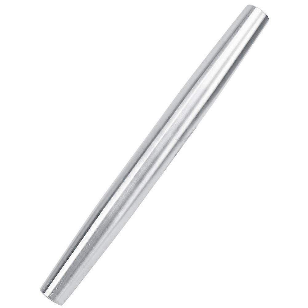 Stainless Steel Rolling Pin 12.6 Inch with Nonstick Surface and Ergonomic Handle for Baking Cookies