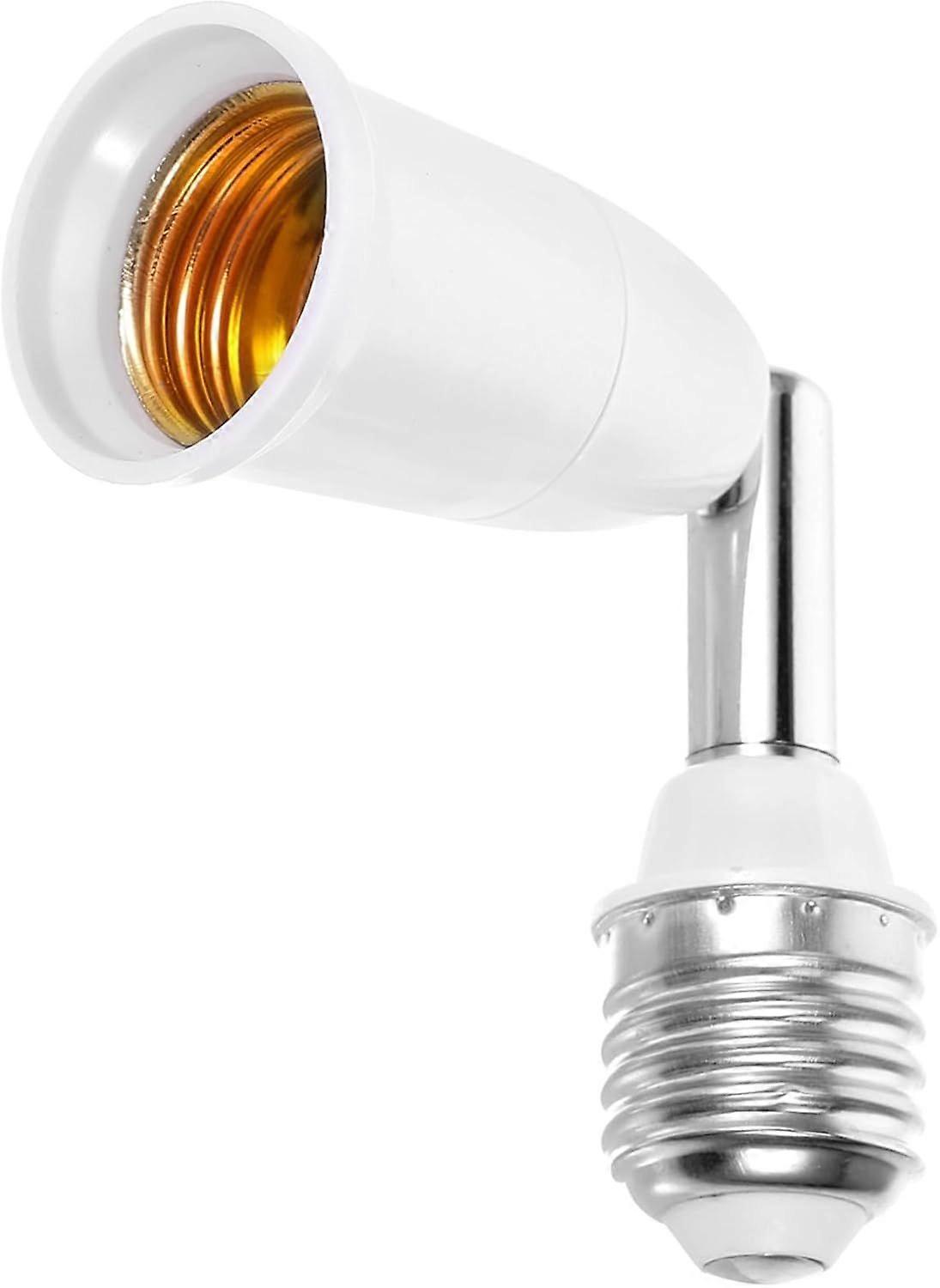 Flexible E27 Bulb Socket Extension with 360 Rotation, Mobile Socket Adapter for Lighting and Light Base Conversion