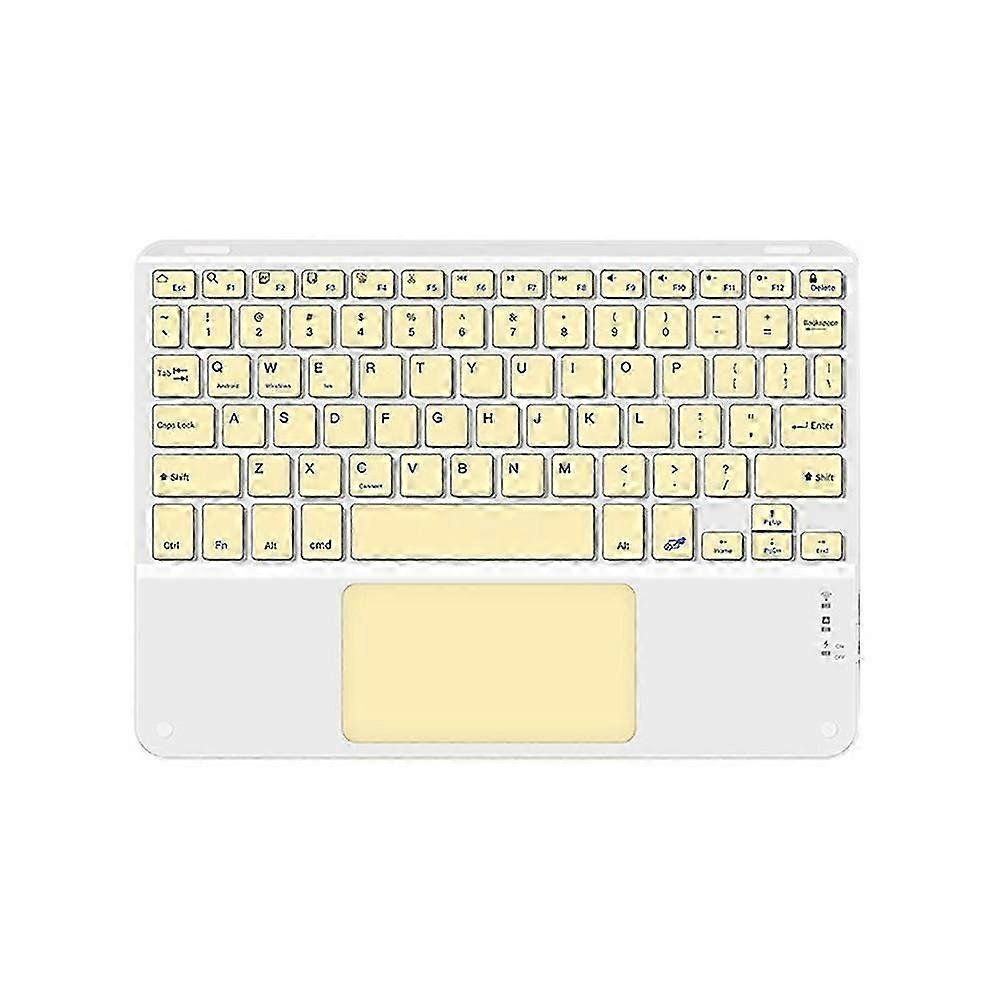 10inches Touchpad Bluetooth Keyboard Compatible with Windows, IPadOS, Android, and IOS English