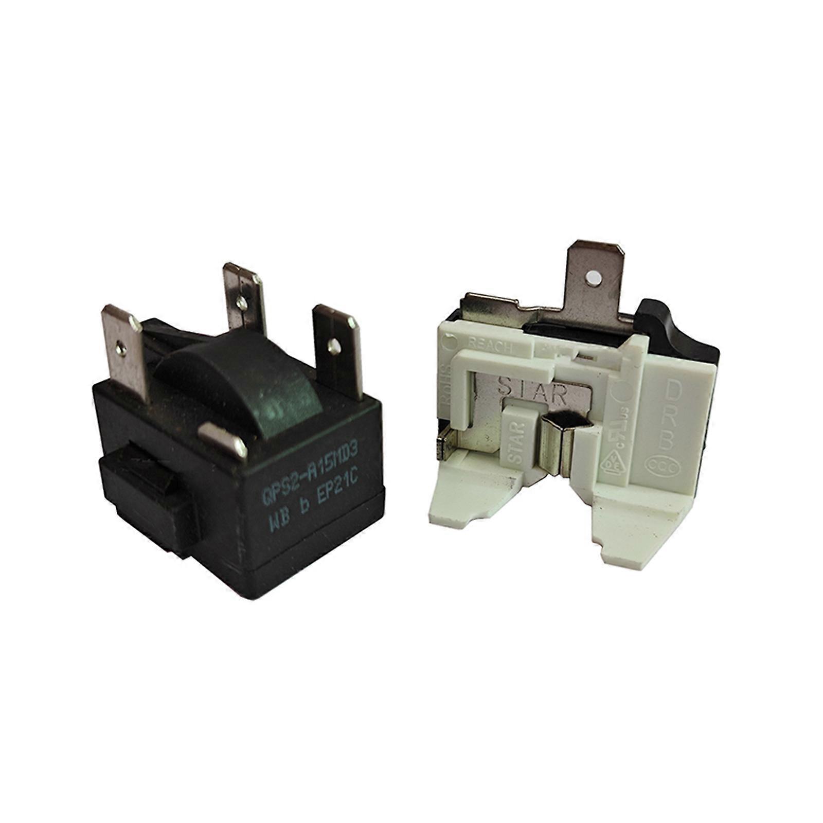 for Midea Refrigerator/Freezer Compressor PTC Starter QPS2-A15MD3 Overload Thermal Protection Relay for Midea