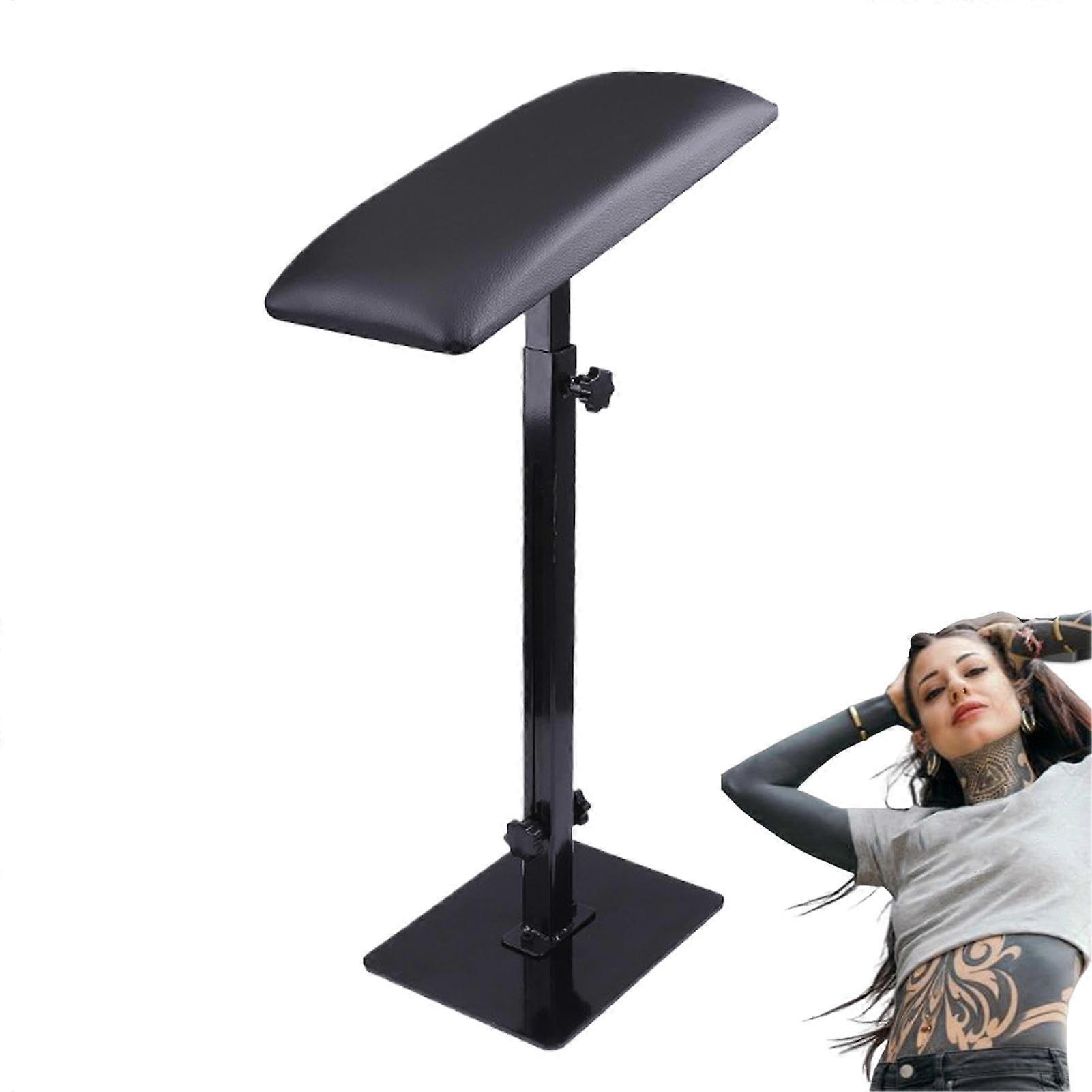 Tattoo Arm Rest Stand with Comfortable Sponge Padding, Fully Adjustable Height and NonSlip Base
