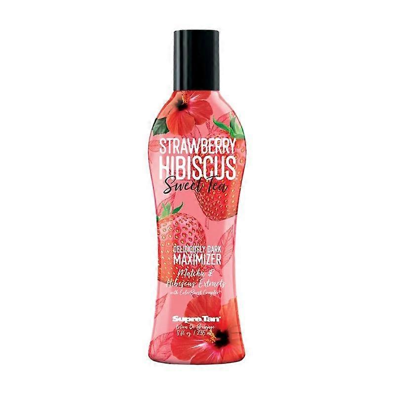 Supre Tan Strawberry Hibiskus Brun Utan Sol Lotion Mörk Maximizer 235ml