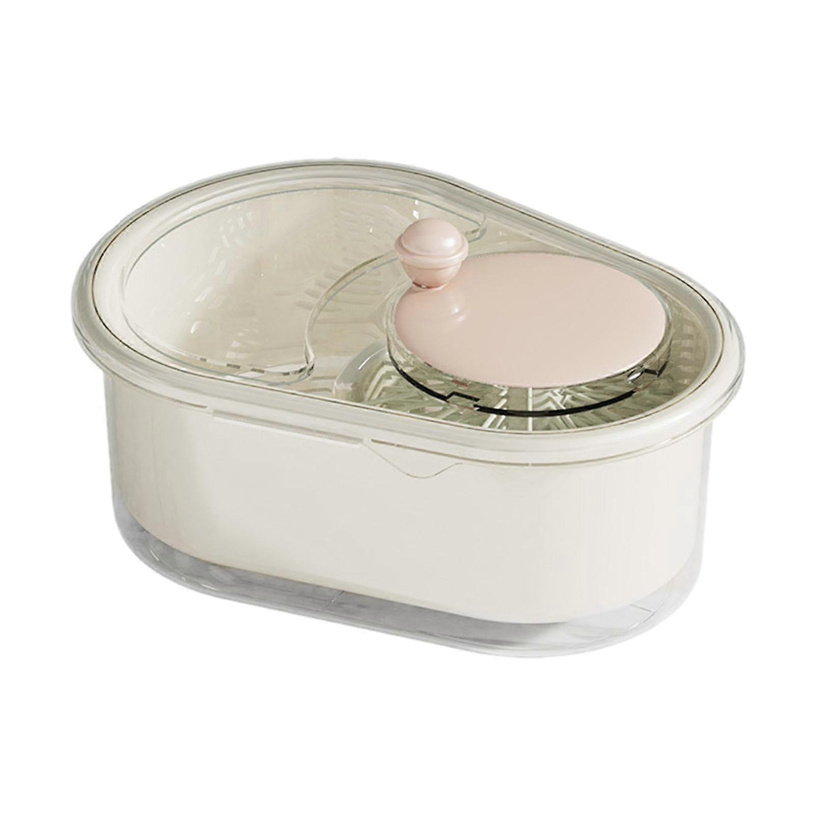 Vegetable Spinner for Fast Fruit Cleaning, Manual Salad Spinner with SelfDraining Colander