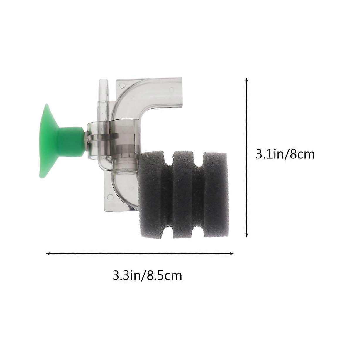 Fish Tank Filter Mini Air Driven Biochemical Filter for Aquarium Care