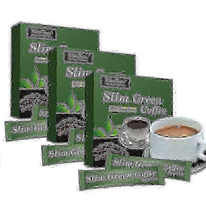 18 Teabags Slim Green Coffee With Ganoderma Control Weight Weight Tea 2025