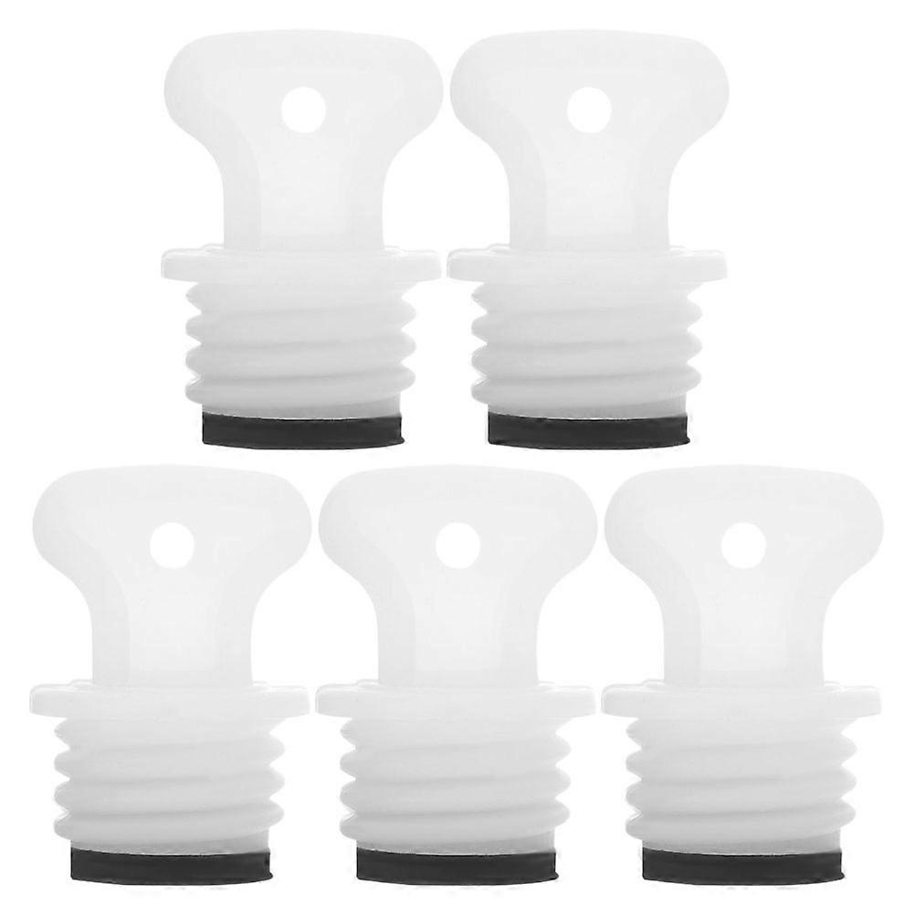 Hot Water Bottle Replacement Stopper for 5Pcs Rubber Leakproof Sealing Cap