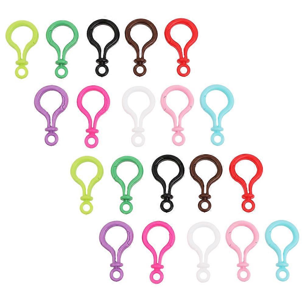 Plastic Keychain Lobster Clasps for 64Pcs Professional Clips