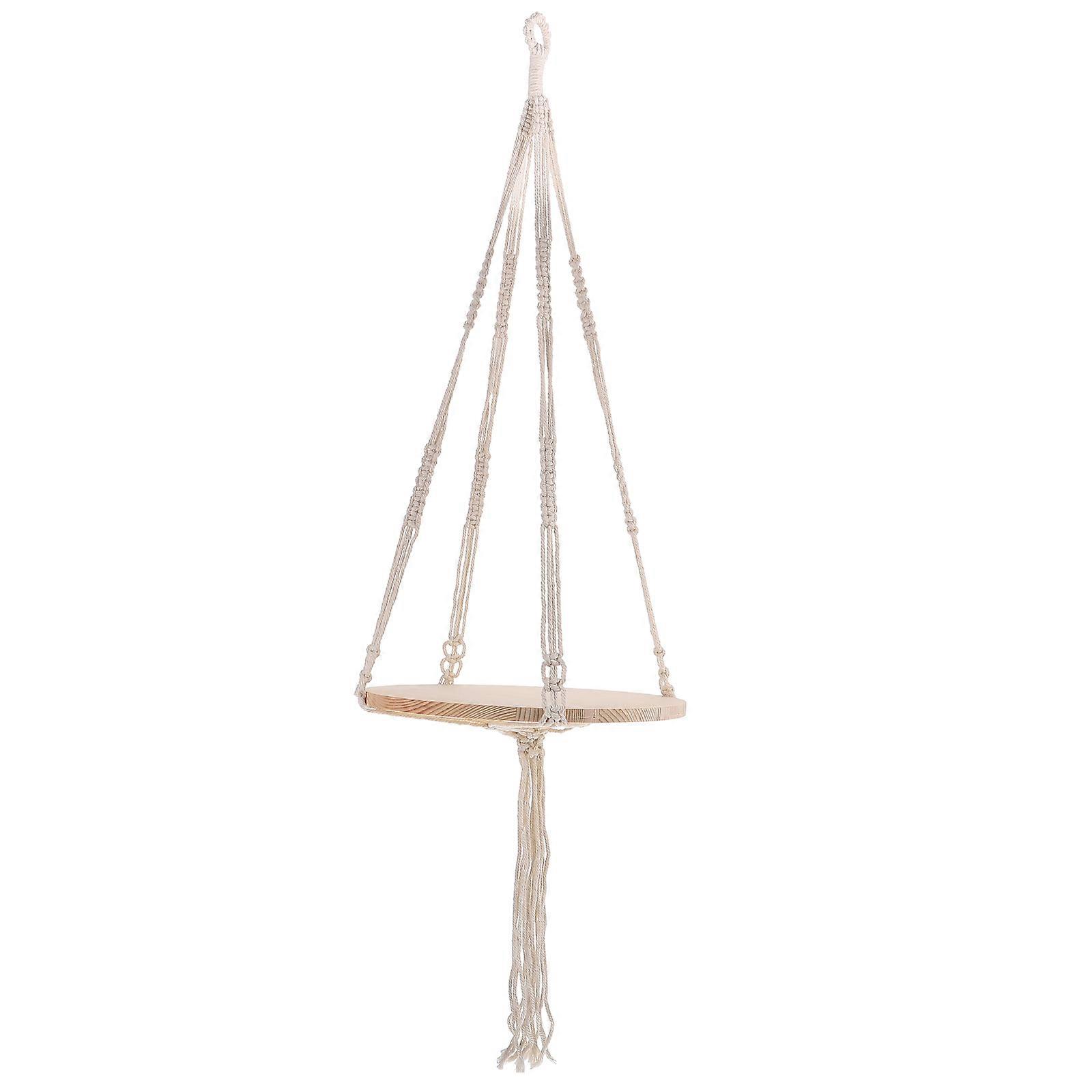 Decorative Flower Pot Hanger Woven Planter for Storage Use 2Pcs