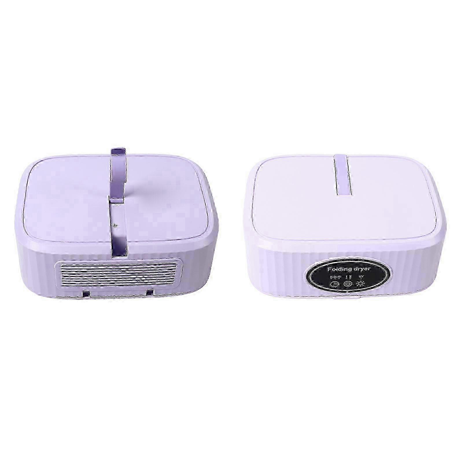 Clothes Dryer Portable Foldable Quiet Operation Timer Function Energy Saving Fast Drying Machine for Camping Apartment Dormitories 2025