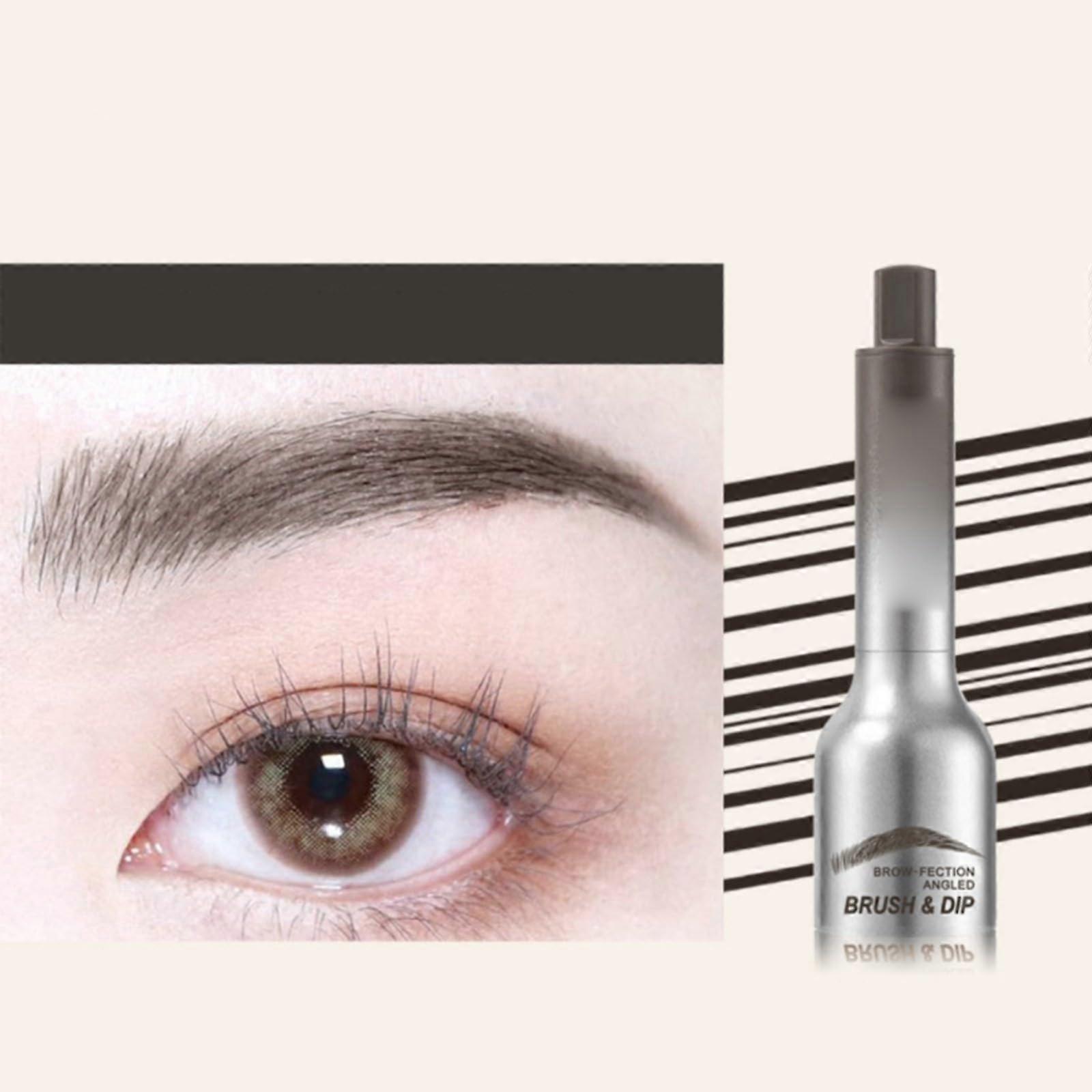 Waterproof Long Lasting Eyebrow Pencil with Angled Tip Pen for Natural Brows Beard 1.2ml