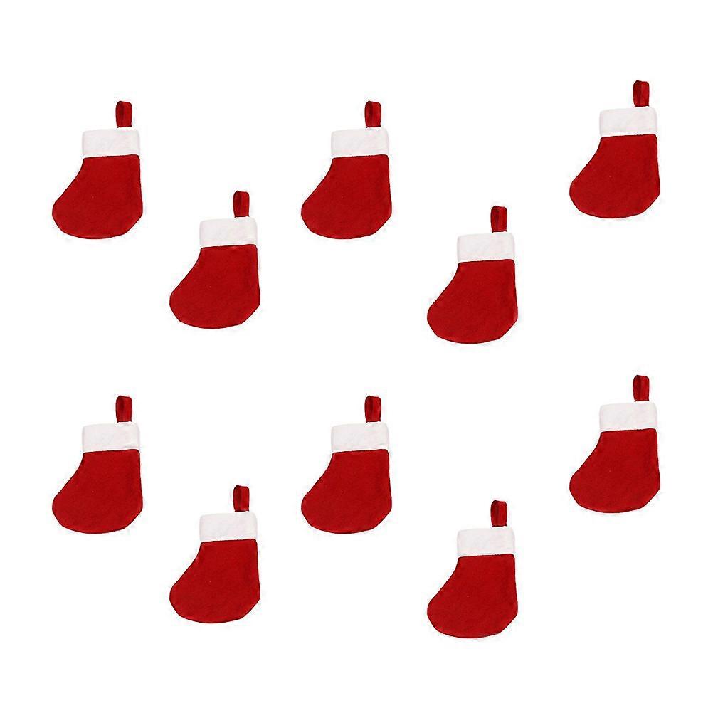 Christmas and Fork Bag for Dining Table Use 20Pcs Red Holder