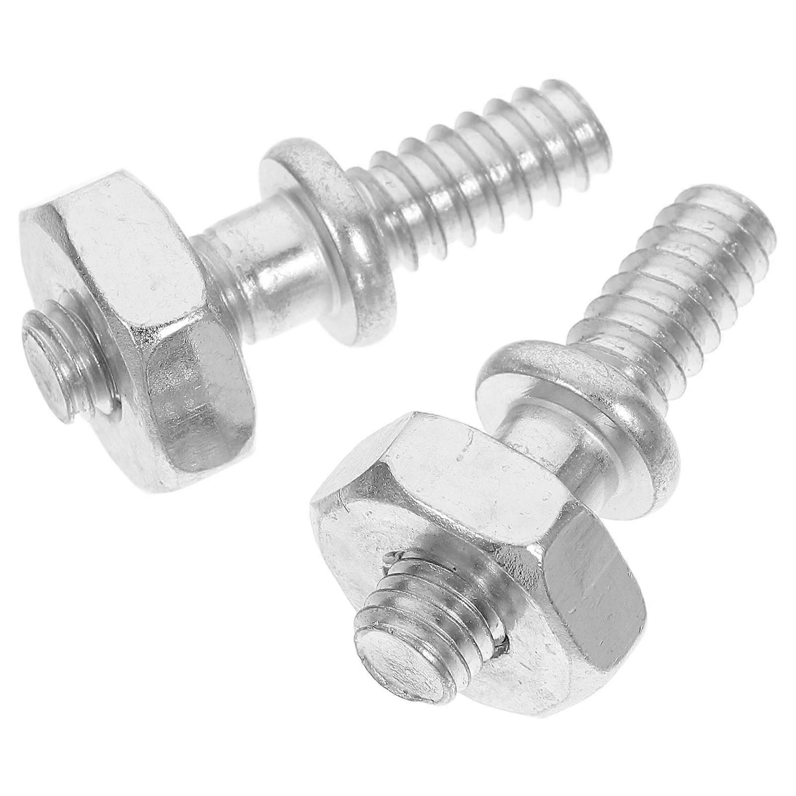 2pcs Studs and Nuts Replacement Chainsaw Studs and Nuts Parts Replacement Studs and Nuts Accessories Compatible for 170 251